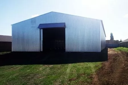 Напольный склад под зерно ёмкостью хранения 1800 тн